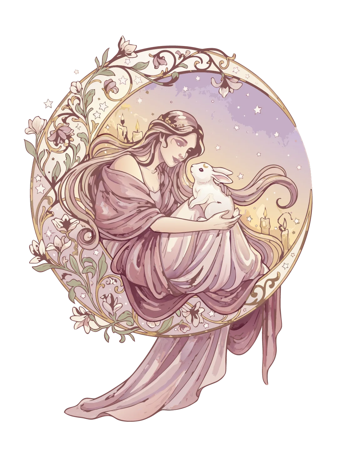 Lapine — the moon bunny